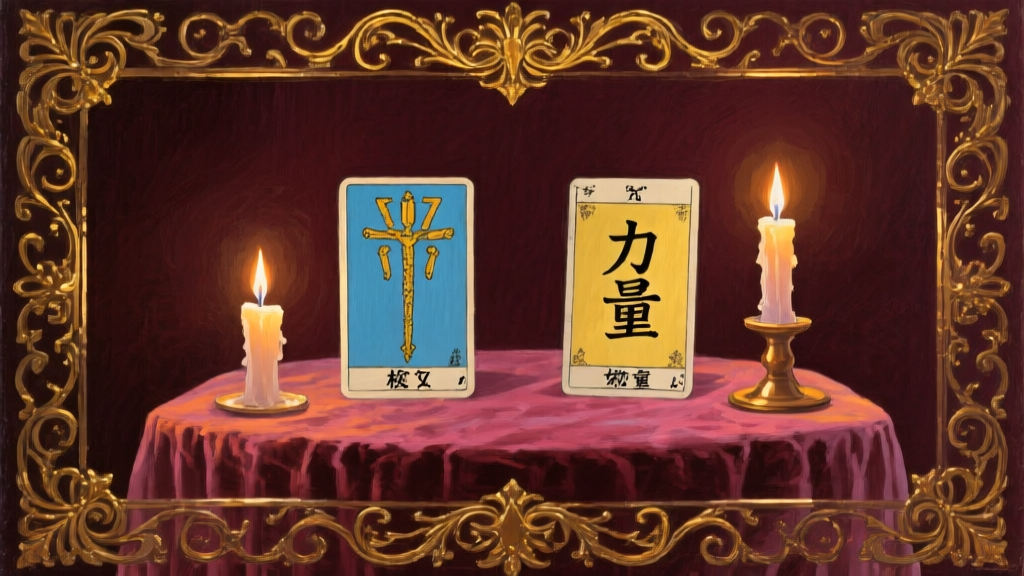 權杖7 遇上 力量：堅守立場與內在力量