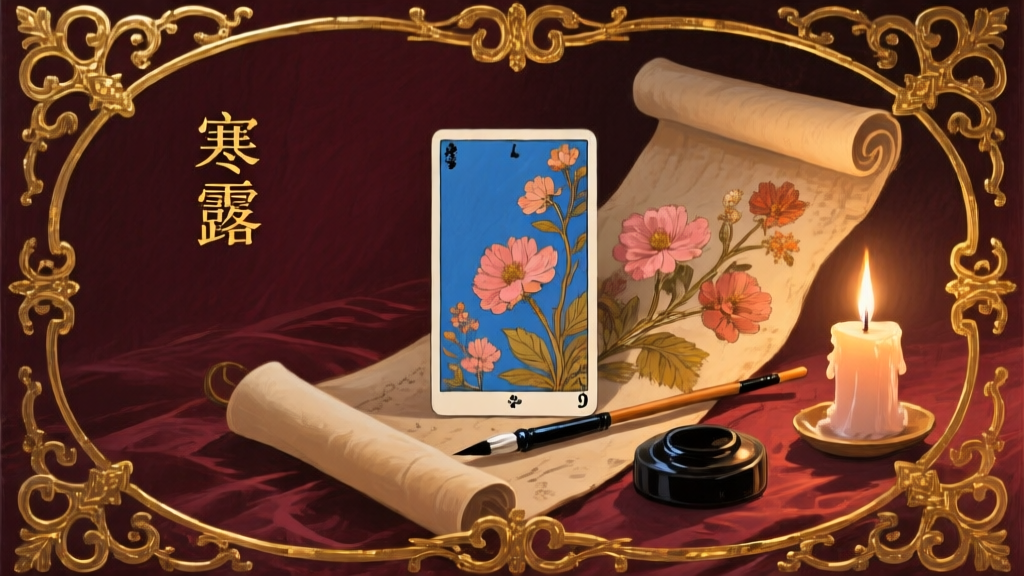 節氣塔羅．寒露：寒露生霜，星星牌的盼望之光