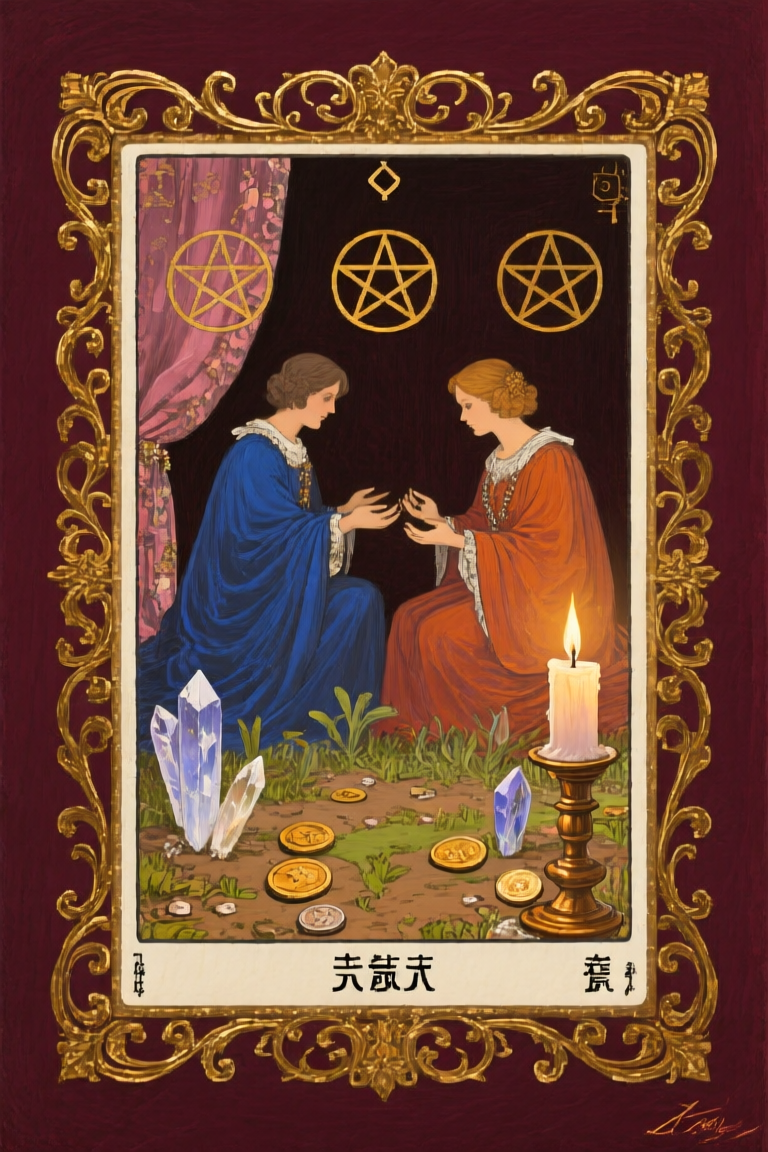 錢幣3 3 of Pentacles 塔羅牌