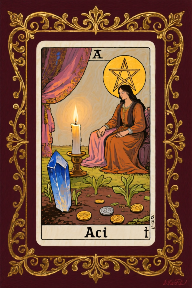 錢幣一 Ace of Pentacles 塔羅牌