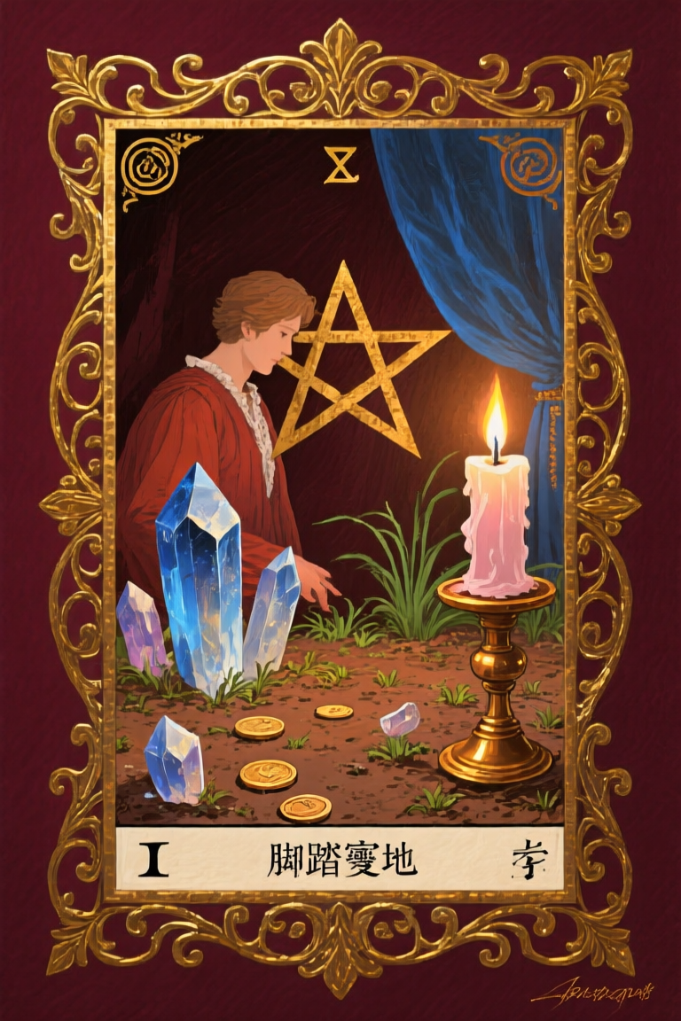 錢幣侍者 Page of Pentacles 塔羅牌