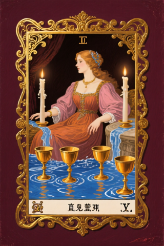聖杯皇后 Queen of Cups 塔羅牌