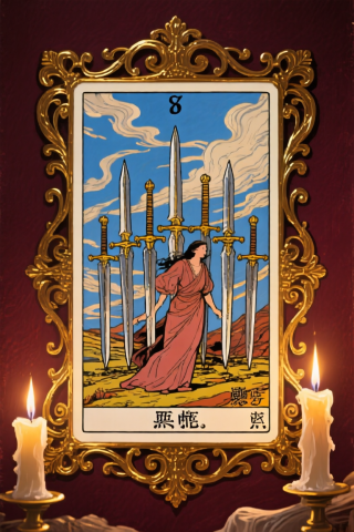 寶劍9 9 of Swords 塔羅牌