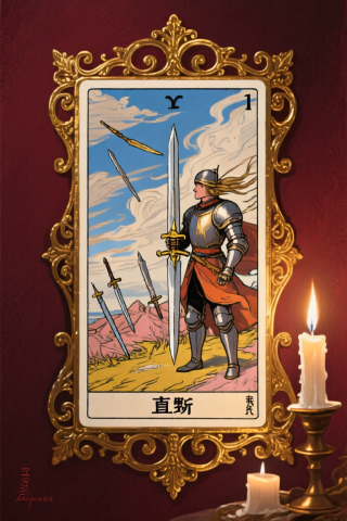 寶劍騎士 Knight of Swords 塔羅牌
