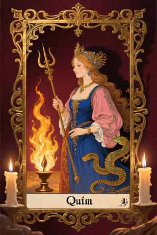 權杖皇后 Queen of Wands 塔羅牌