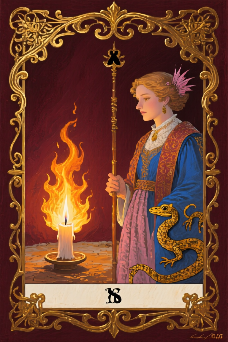 權杖8 8 of Wands 塔羅牌